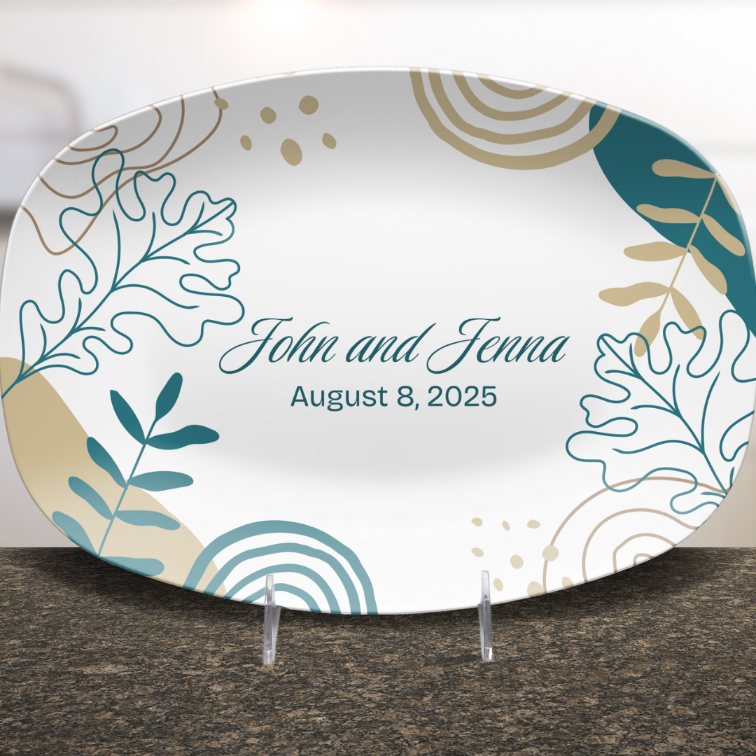 Customized Wedding or Anniversary Platter