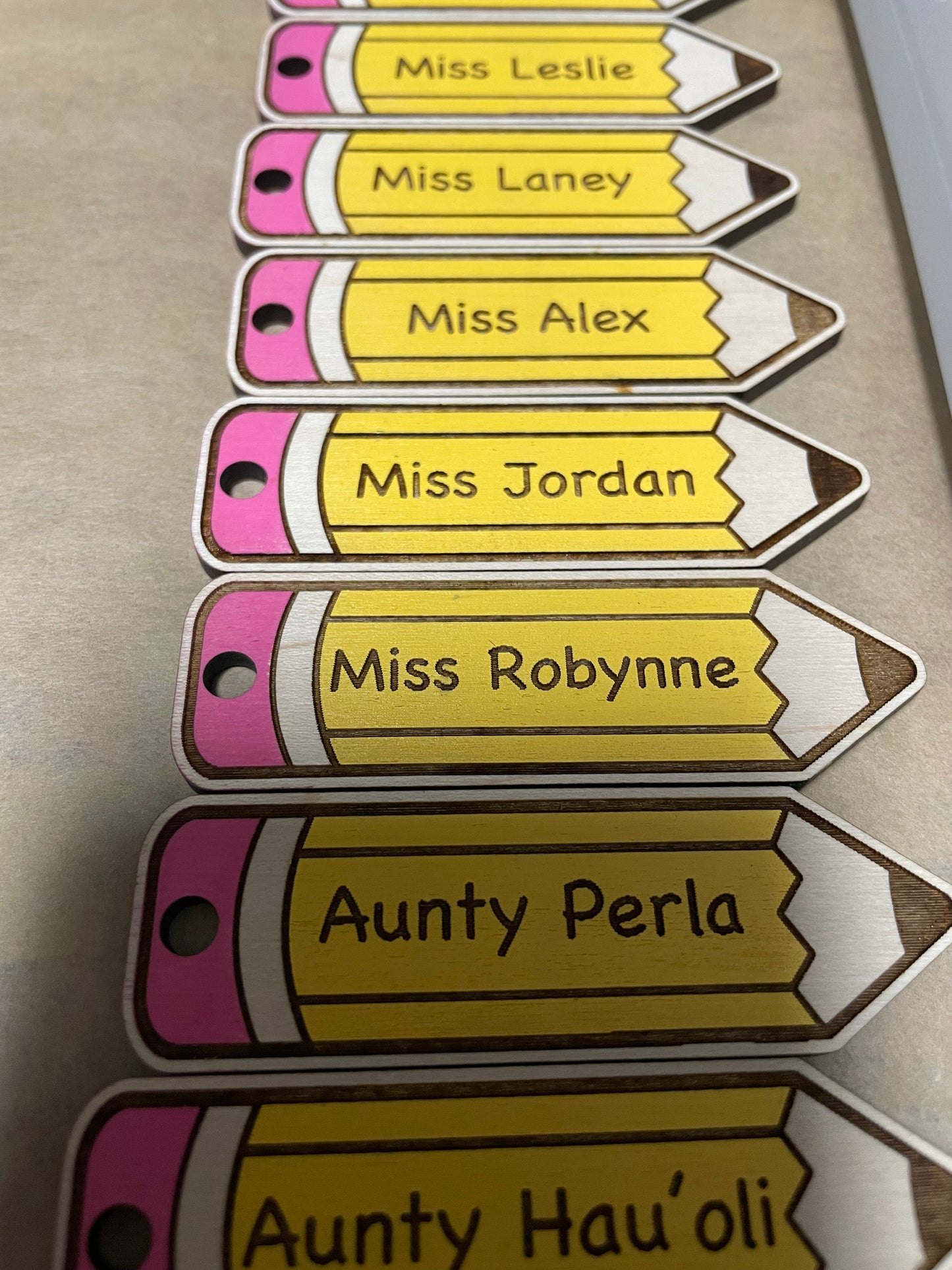 Teacher key chain