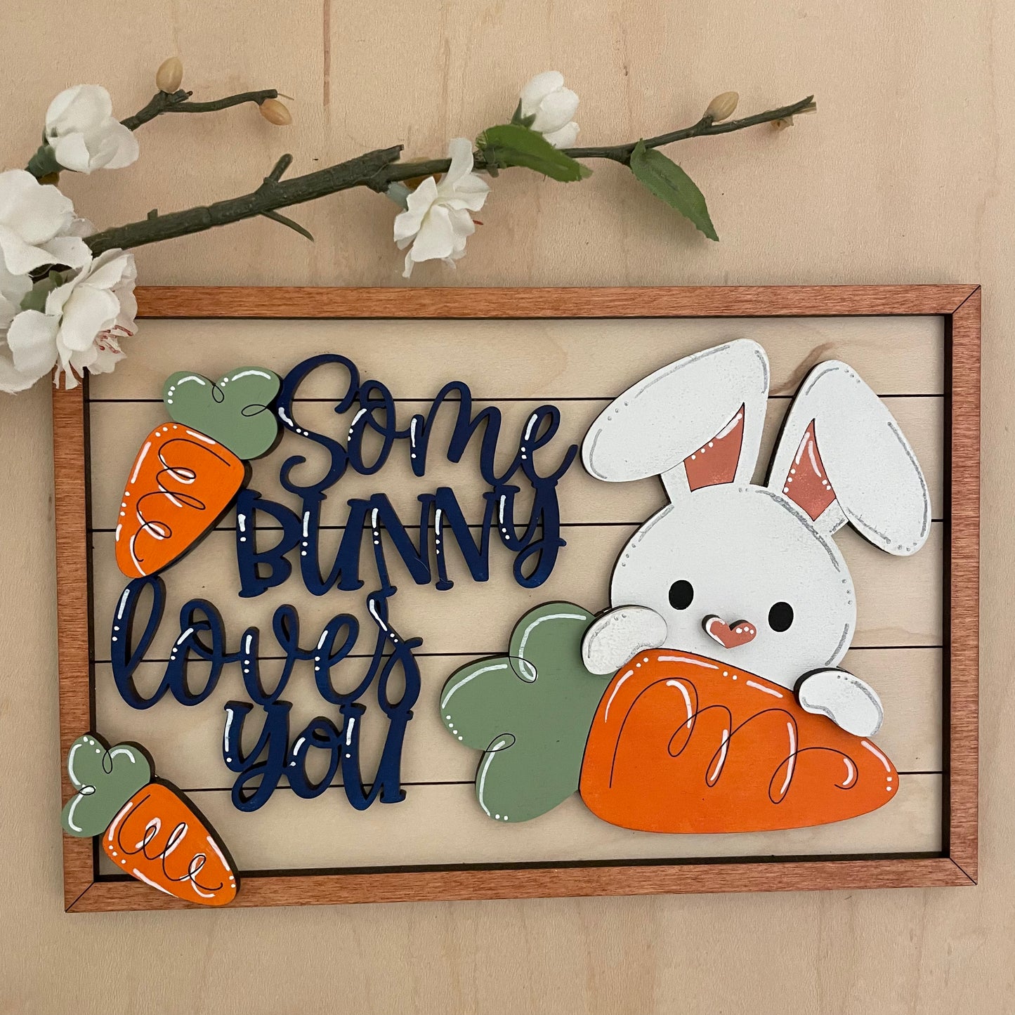 Easter Decor - Some Bunny Loves You sign