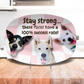 Microwaveable Plate with Custom Dog Face