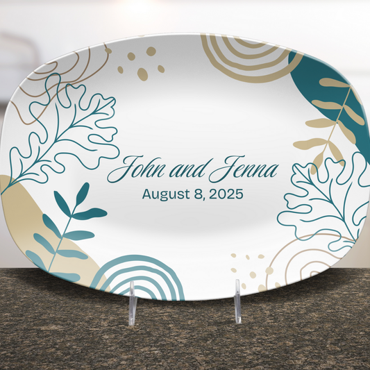 Customized Wedding or Anniversary Platter