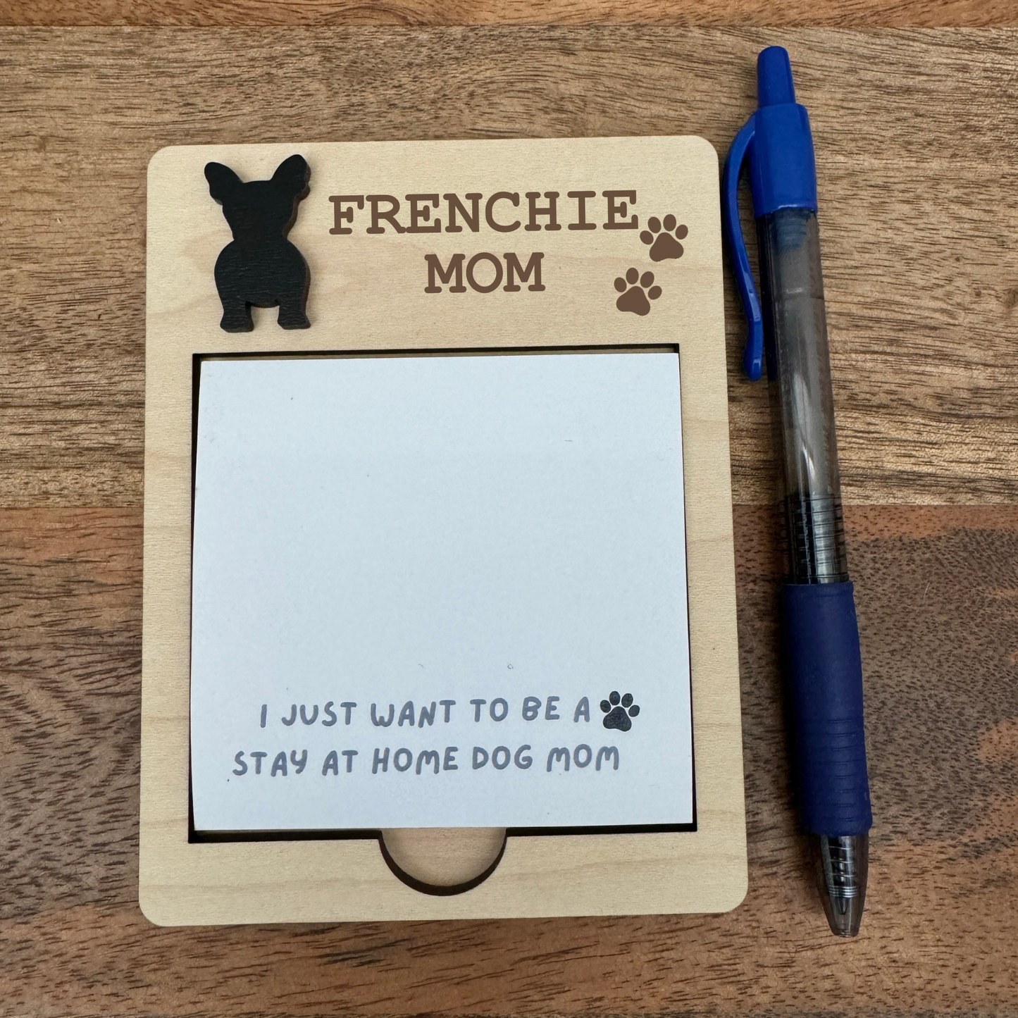 Dog Mom Sticky Note Holder