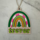 Personalized DIY Rainbow Christmas Ornament