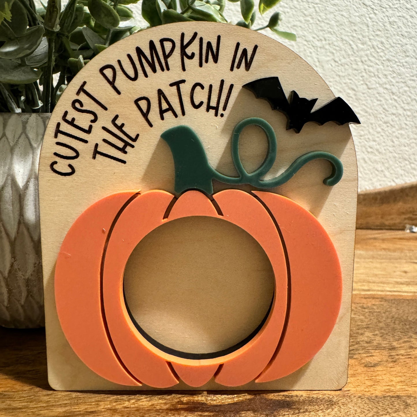 "Cutest Pumpkin In The Patch" Magnetic Photo Frame