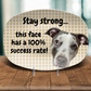 Microwaveable Plate with Custom Dog Face