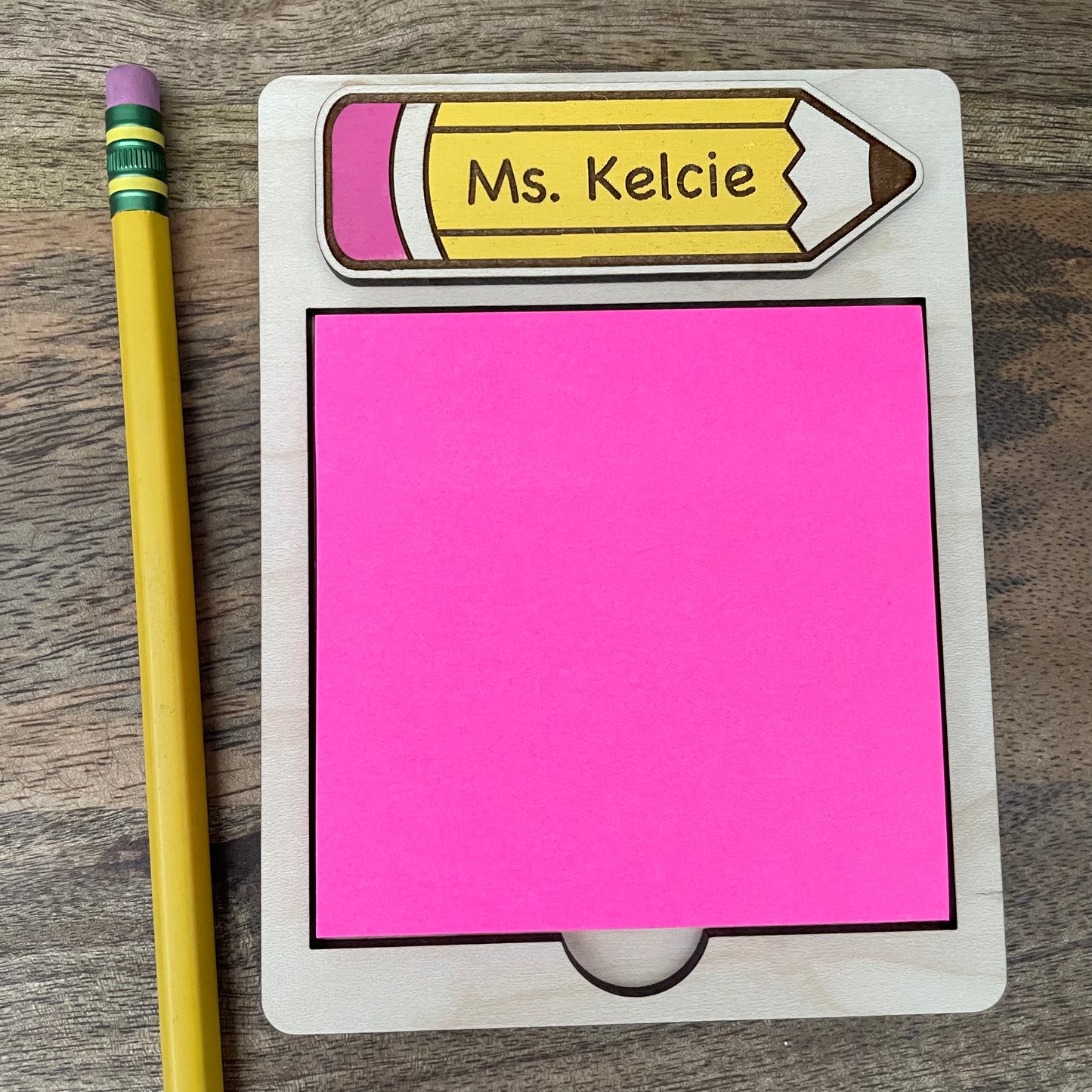 Teacher Sticky Note Holder