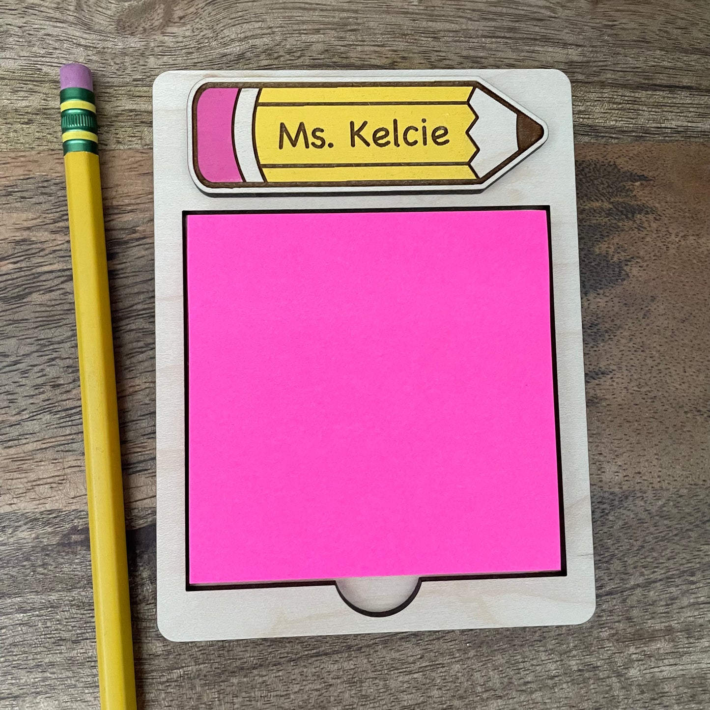 Teacher Sticky Note Holder