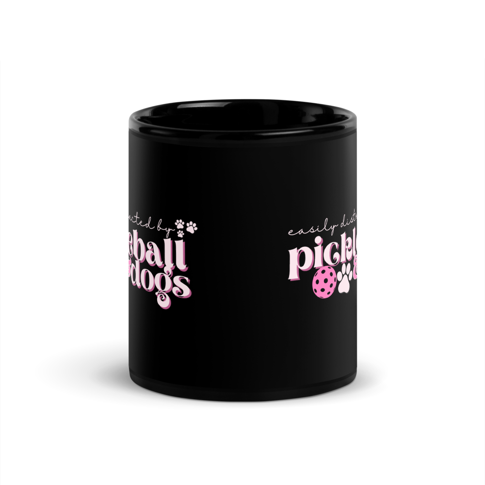 Easily Distracted by Pickleball and Dogs Mug