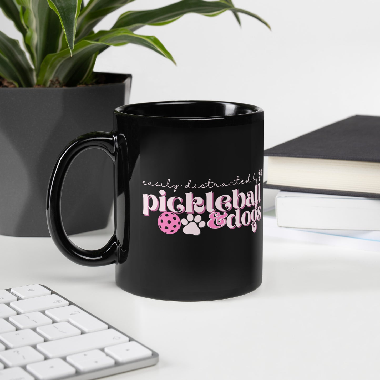 Easily Distracted by Pickleball and Dogs Mug