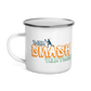 Dink Smash and Talk Trash Enamel Mug