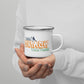 Dink Smash and Talk Trash Enamel Mug