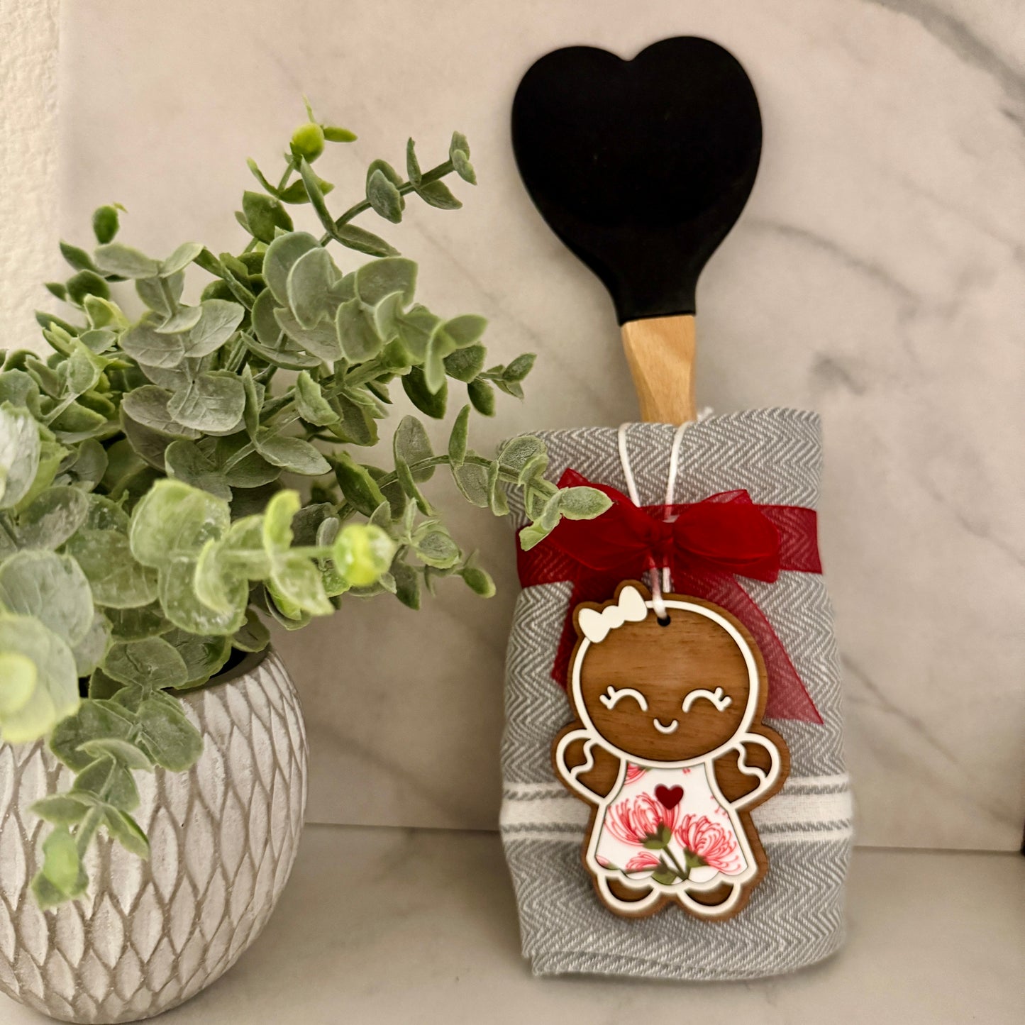 Engraved Heart Spatula Gift Set