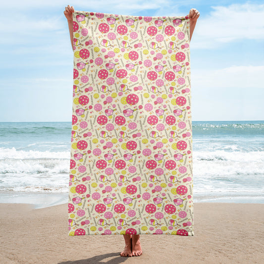 Pickleball Beach Towel