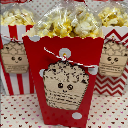 Popcorn Box Valentine