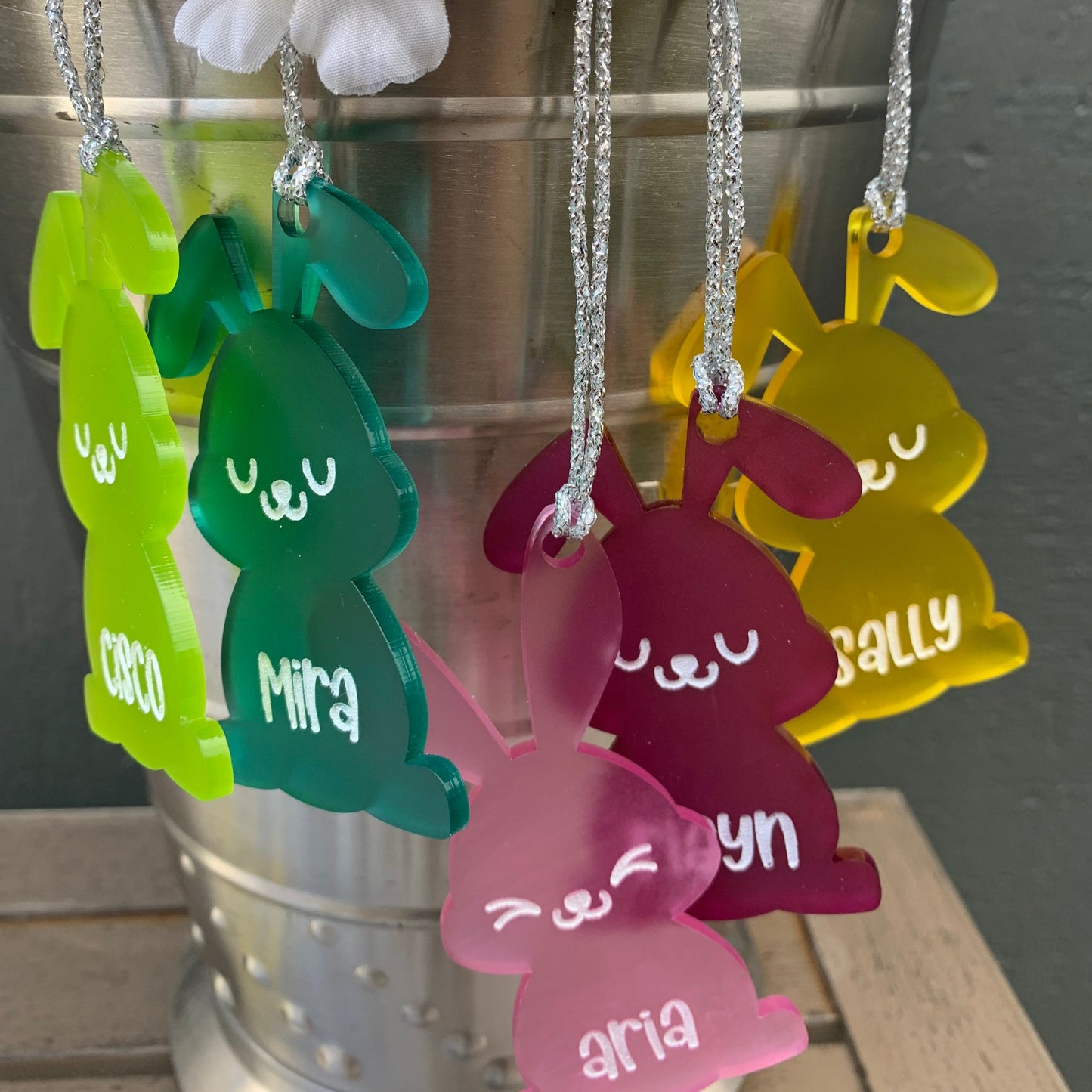 Easter bunny tags