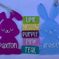 Easter bunny tags