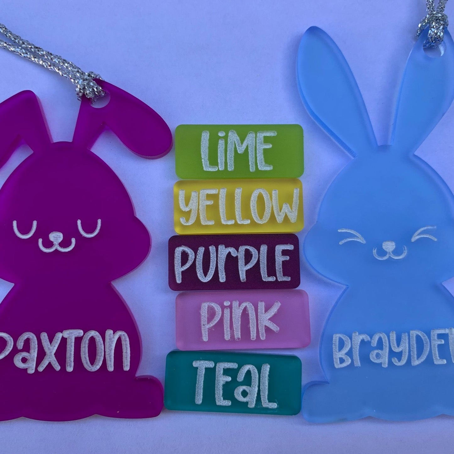 Easter bunny tags